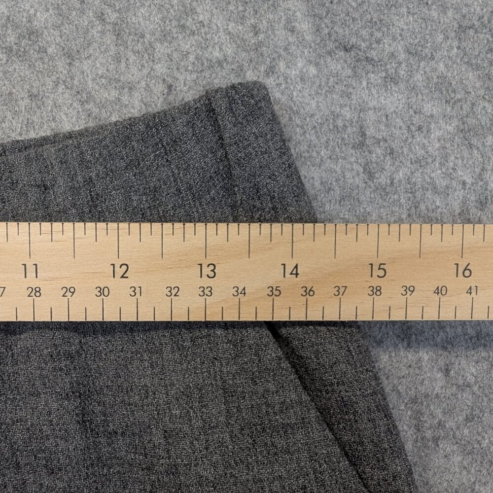 Wilfred Aritzia Wool charcoal gray jogger trouser pant elastic ankle office - Picture 7 of 9